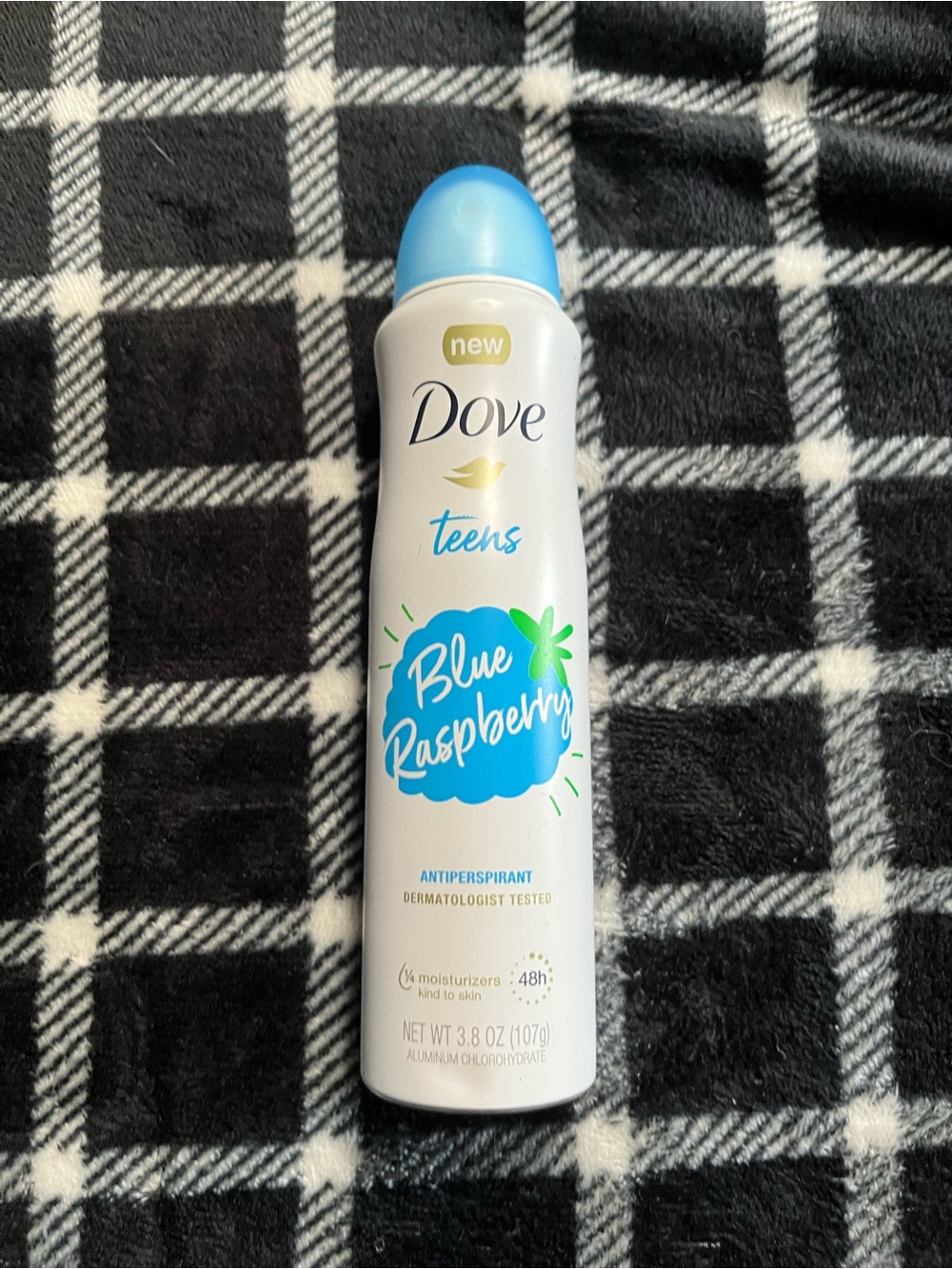 Teens Blue Raspberry deodorant- Blue